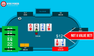 Value betting trong hand poker