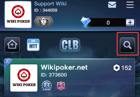  Chơi Poker Online với ID club: 373600. ID giới thiệu 344059 để vào club Wikipoker.net