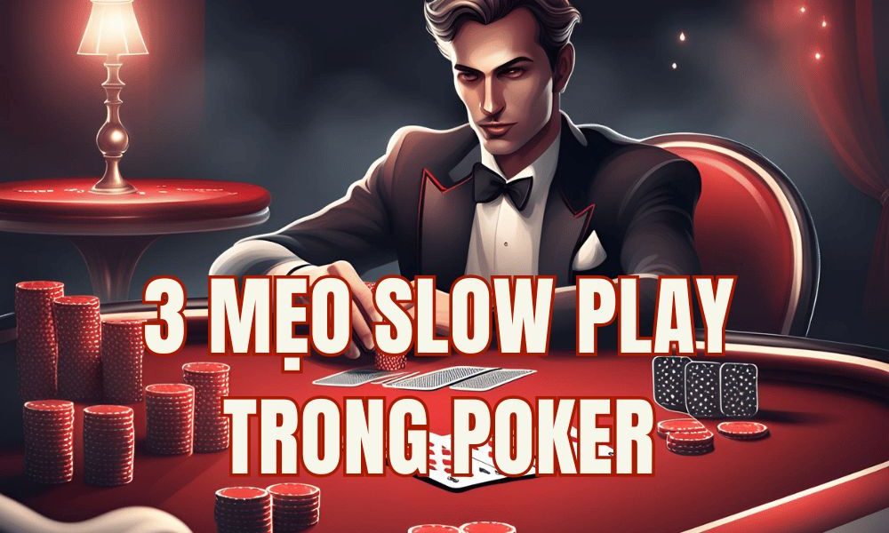 Mẹo Slow Play Poker: 3 cách bẫy đối thủ khi có bài mạnh
