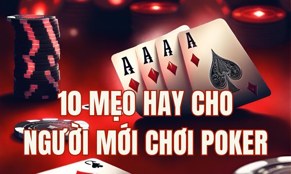 Top 10 mẹo cho người mới chơi poker mà các cao thủ luôn giấu kín