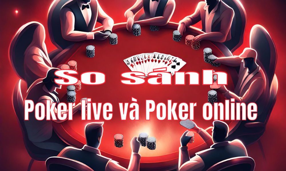 5 Sự khác biệt giữa Poker live và Poker online