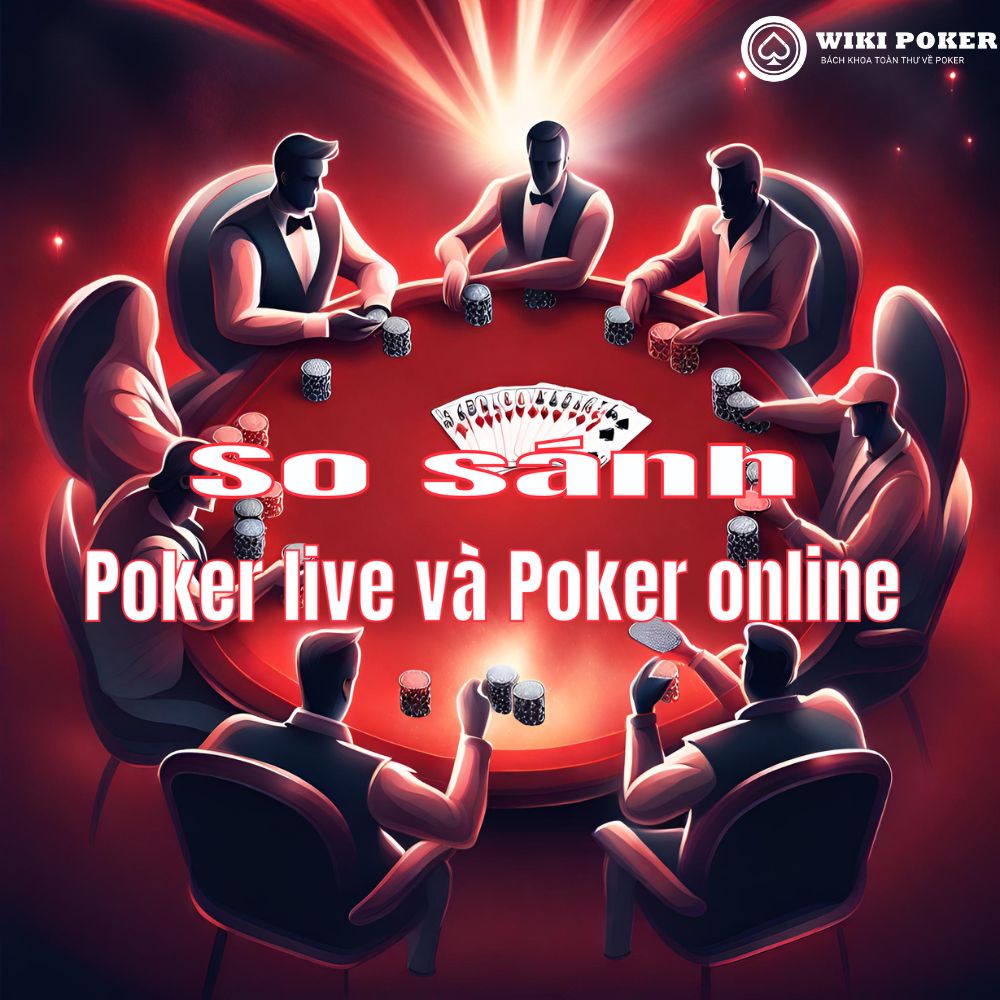 5 Sự khác biệt giữa Poker live và Poker online