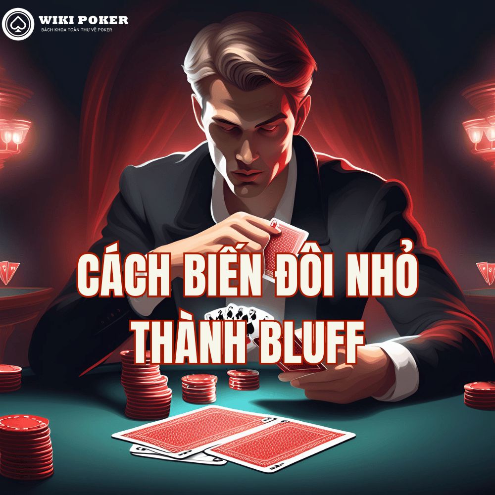 Cách biến đôi nhỏ thành Bluff: Chiến thuật Poker nâng cao để tối ưu Winrate