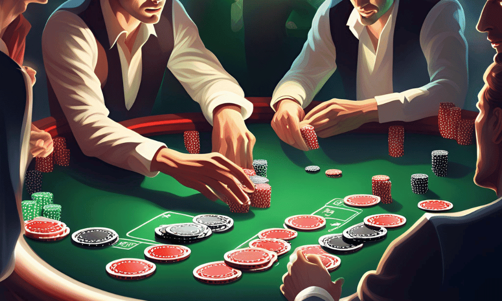 Cách phân chia chip khi chơi home game poker