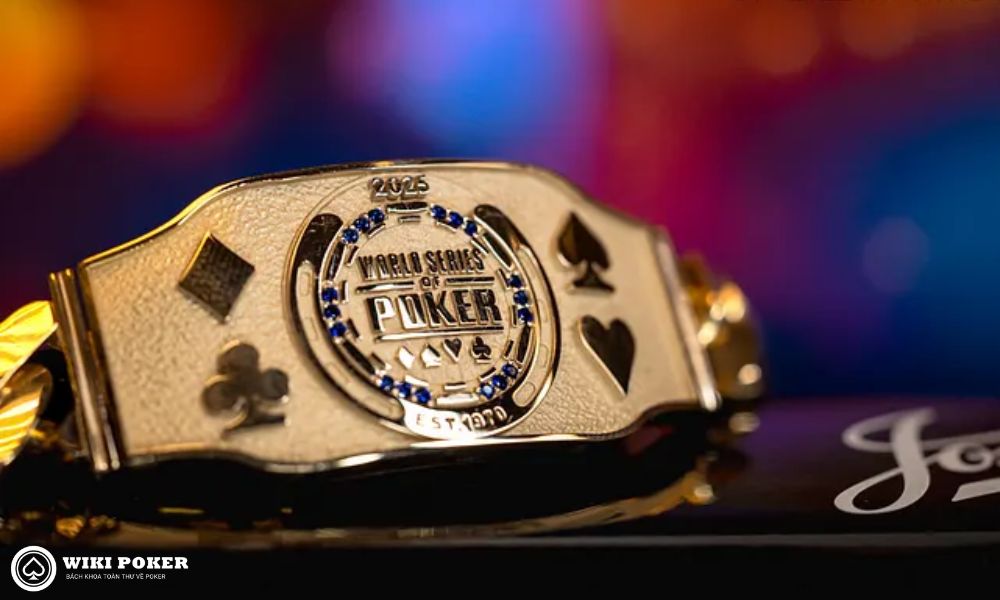 Chiếc vòng tay vàng danh giá nhất thế giới poker