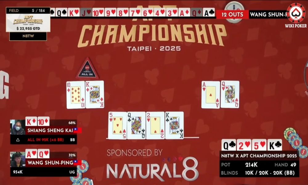 Giải poker nào đang diễn ra hôm nay - Livestream APT Championship Taipei 2025