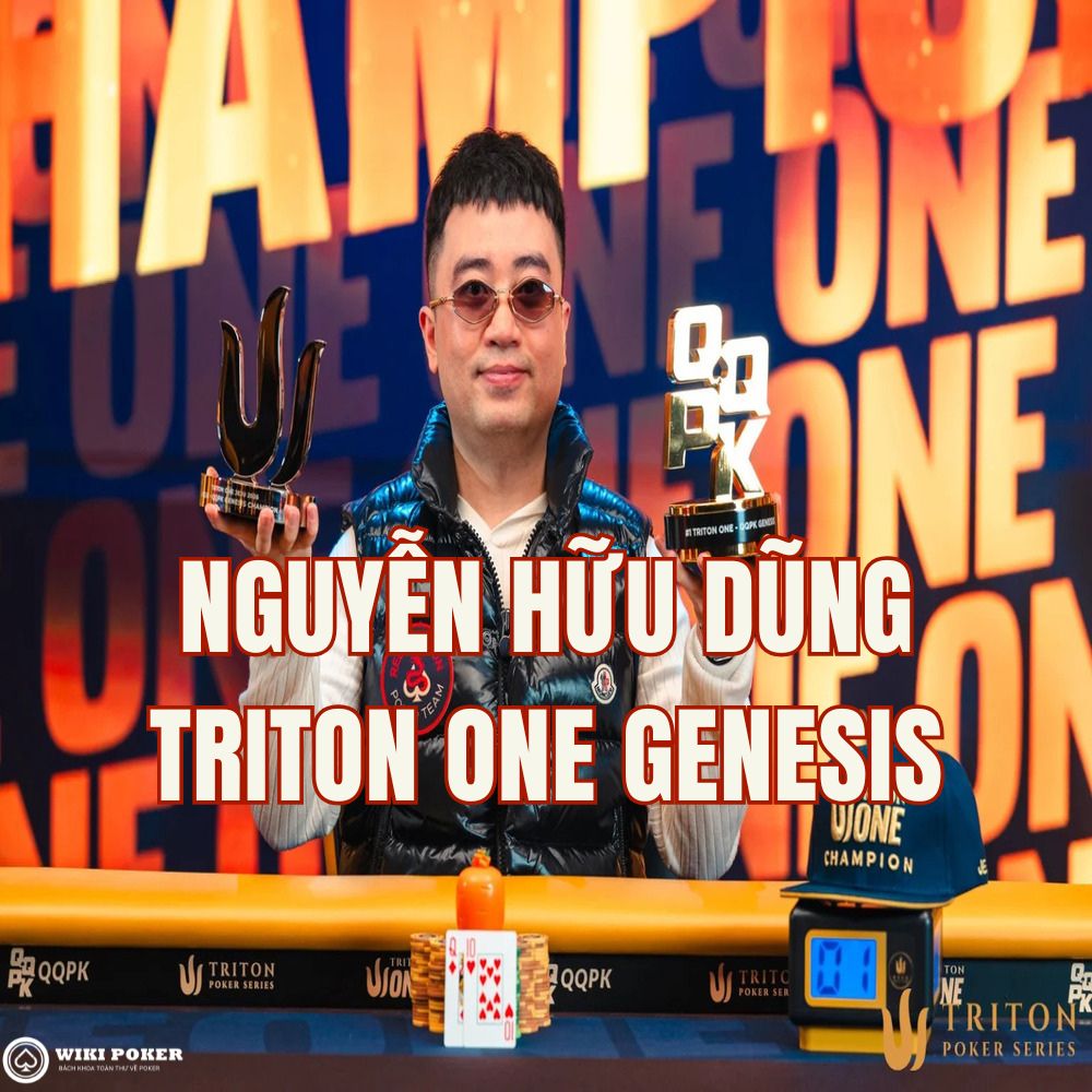 Nguyễn Hữu Dũng vô địch Triton ONE Genesis Jeju, mang về $586.000 tiền thưởng