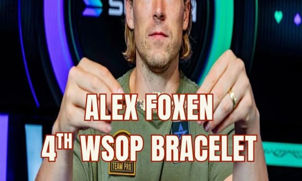 Alex Foxen hủy diệt tour đấu $10,000 Super Turbo Bounty để mang về vòng tay vàng thứ 4