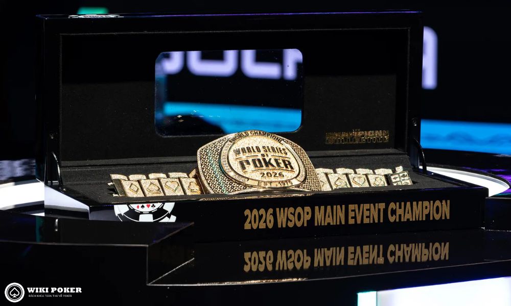 Vòng tay vàng WSOP Main Event 2026